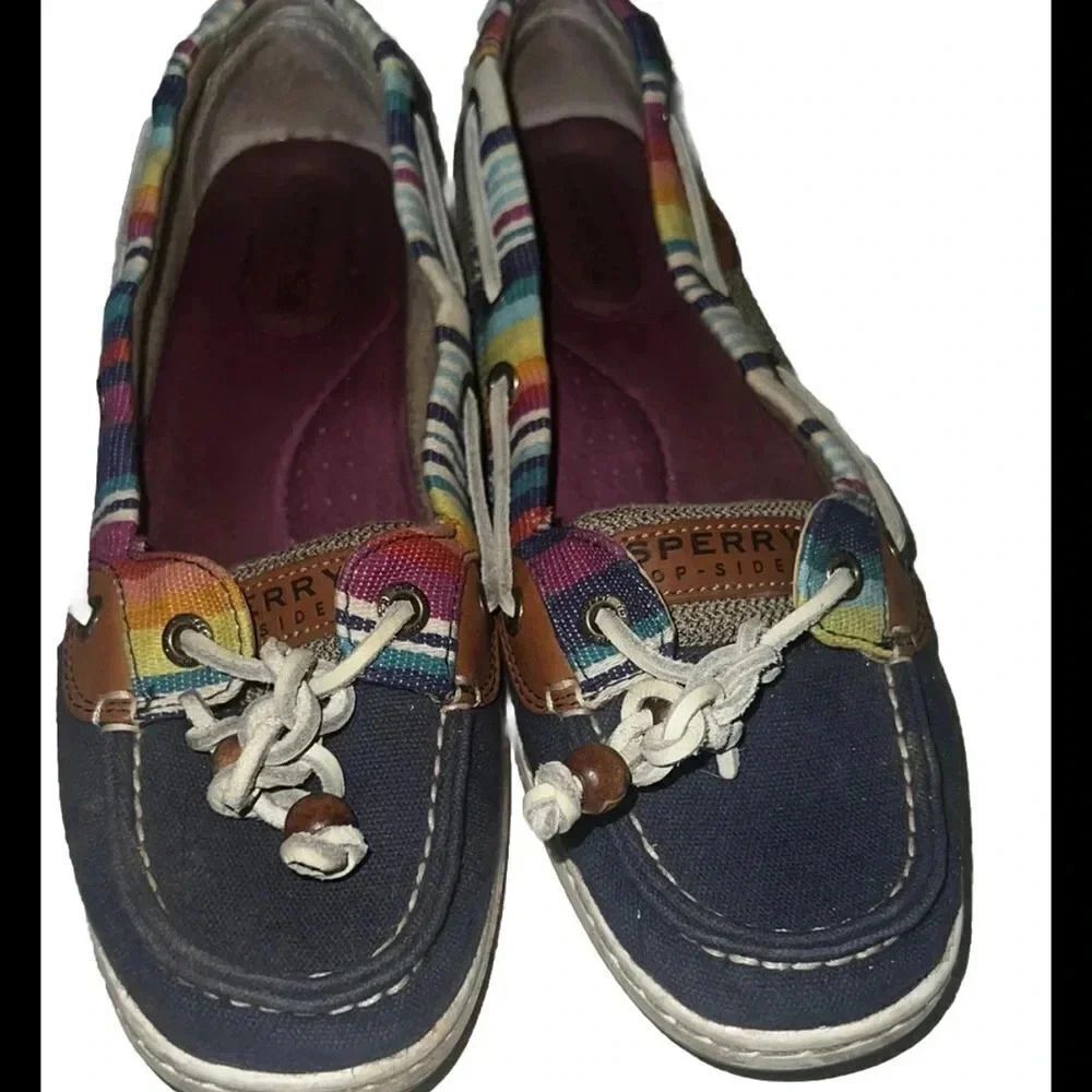 Sperry Angelfish Serape‎ Slip On Womens Boat Shoes Size 8.5M - Picture 2 of 9